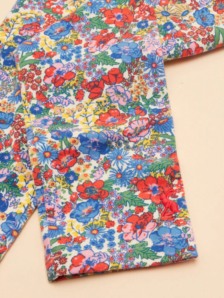 Joules Girls Dee Dee Ditsy Floral Leggings G16-049 Clothing 3YRS / Multi,4YRS / Multi,5YRS / Multi,6YRS / Multi,8YRS / Multi