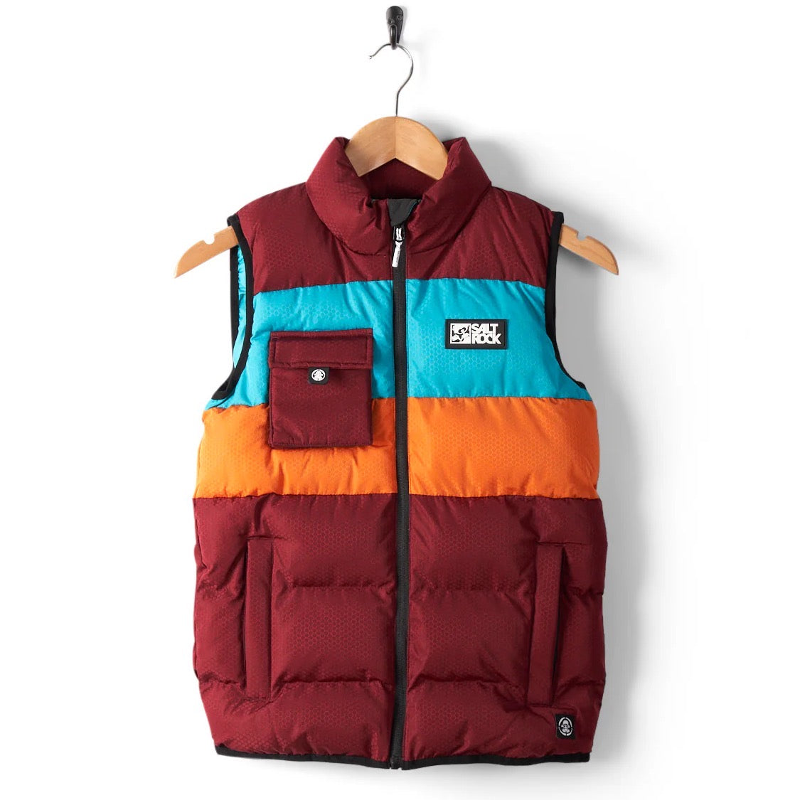 Saltrock Boys Destroya Gilet Dark Red Clothing 7/8YRS / Red,9/10YRS / Red,11/12YRS / Red,13YRS / Red