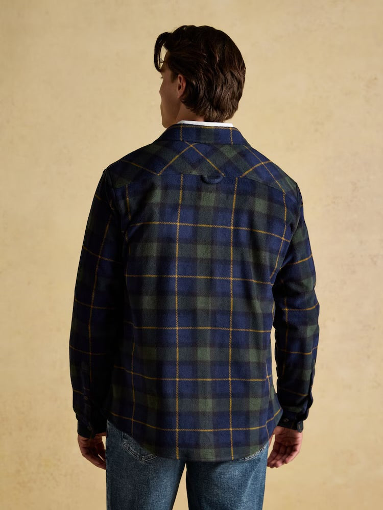 Joules Mens Fleece Shirt Q6158509 Navy Check Clothing M / Navy,L / Navy,XL / Navy,XXL / Navy