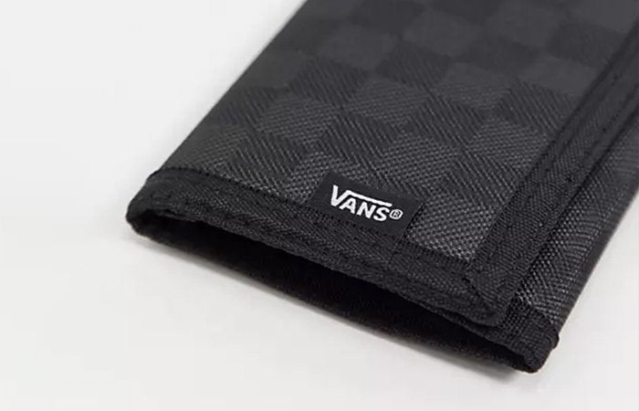 Vans Slipped Wallet Black And Grey Check Accessories ONE SIZE / Black