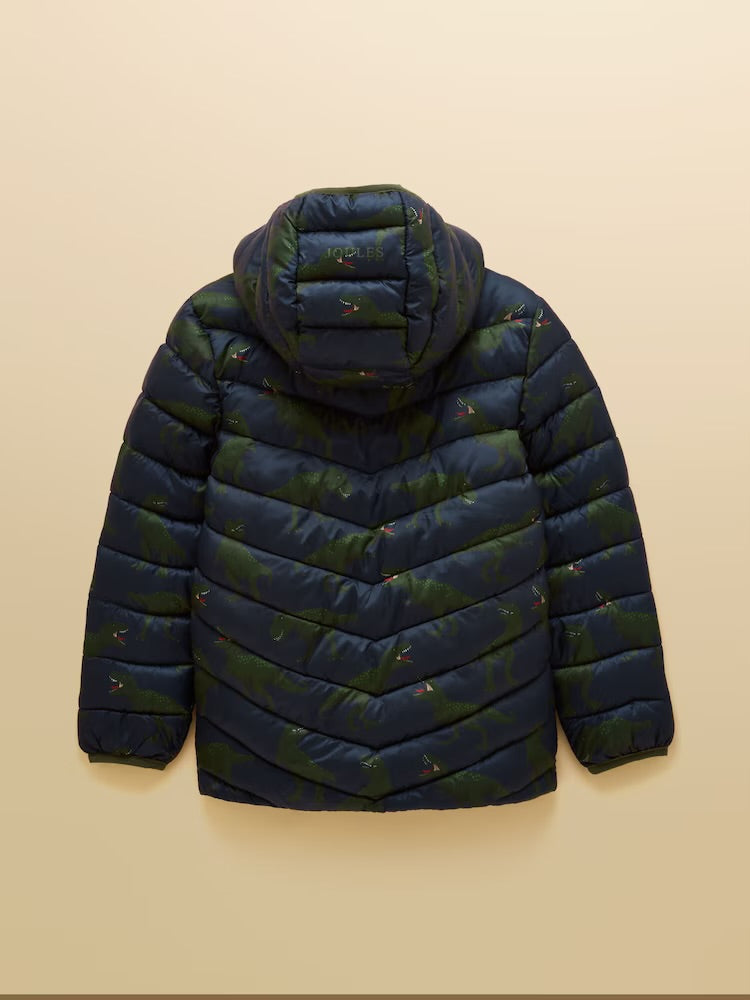 Joules Boys Cairn Coat V27-900 Navy Dino Clothing 2YRS / Navy,3YRS / Navy,4YRS / Navy,5YRS / Navy,6YRS / Navy,7YRS / Navy
