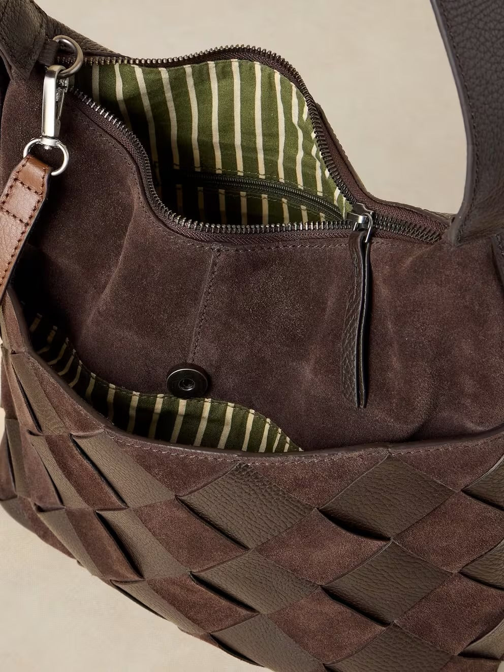 White Stuff Womens Sophia Weave Bag 446776 Brown Accessories ONE SIZE / Brown