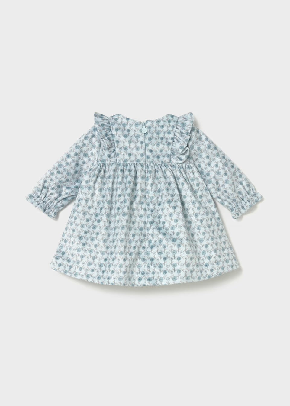 Mayoral Baby Girls Dress 2816 Blue Clothing 4-6M / Blue,6-9M / Blue,12M / Blue,18M / Blue