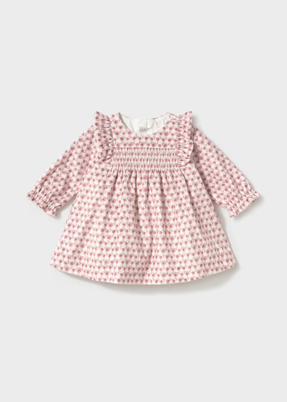 Mayoral Baby Girls Dress 2816 Pink Clothing 4-6M / Pink,6-9M / Pink,12M / Pink,18M / Pink