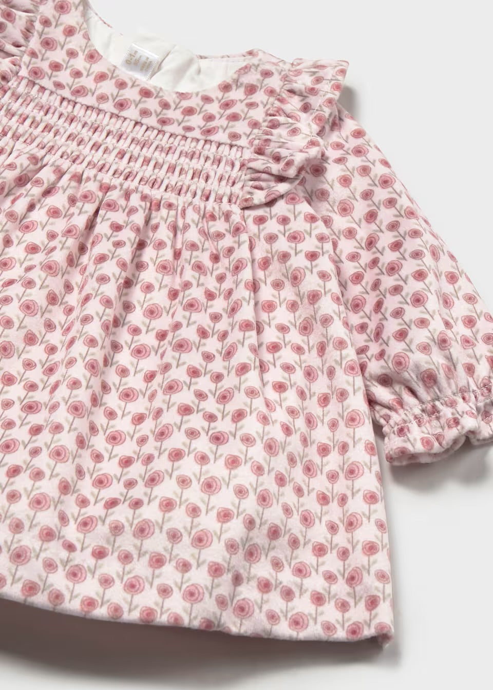 Mayoral Baby Girls Dress 2816 Pink Clothing 4-6M / Pink,6-9M / Pink,12M / Pink,18M / Pink