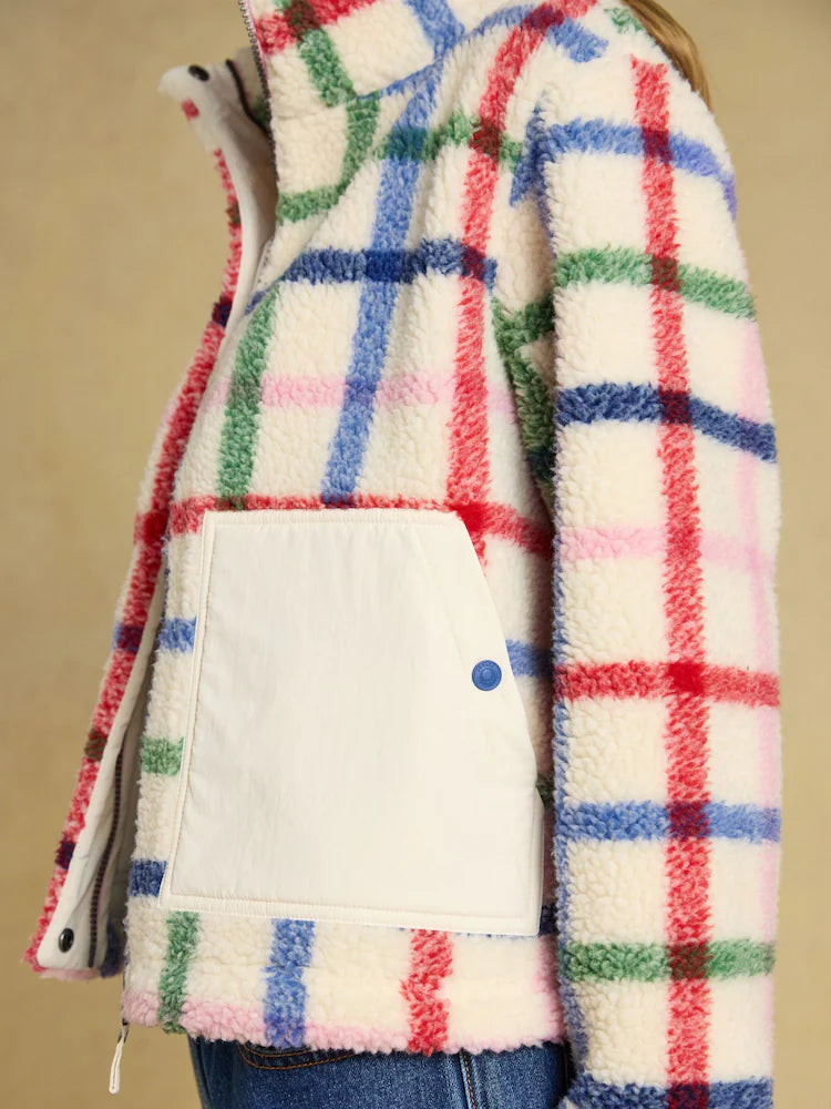 Joules Womens Lottie Cream Check G49-548
