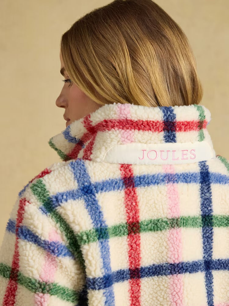 Joules Womens Lottie Cream Check G49-548