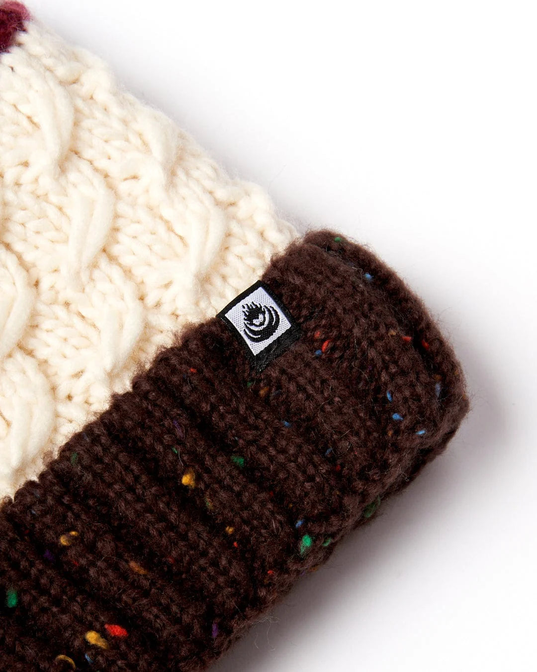 Saltrock Tiree Bobble Hat Aw24 Brown Clothing ONE SIZE / Brown