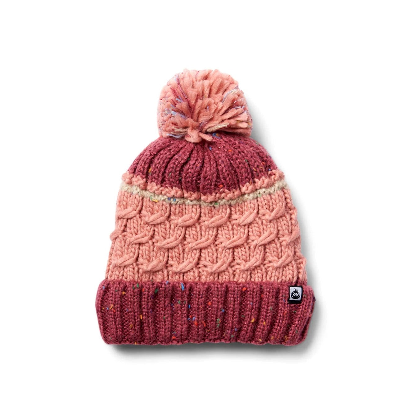 Saltrock Tiree Bobble Hat Aw24 Pink Clothing ONE SIZE / Pink