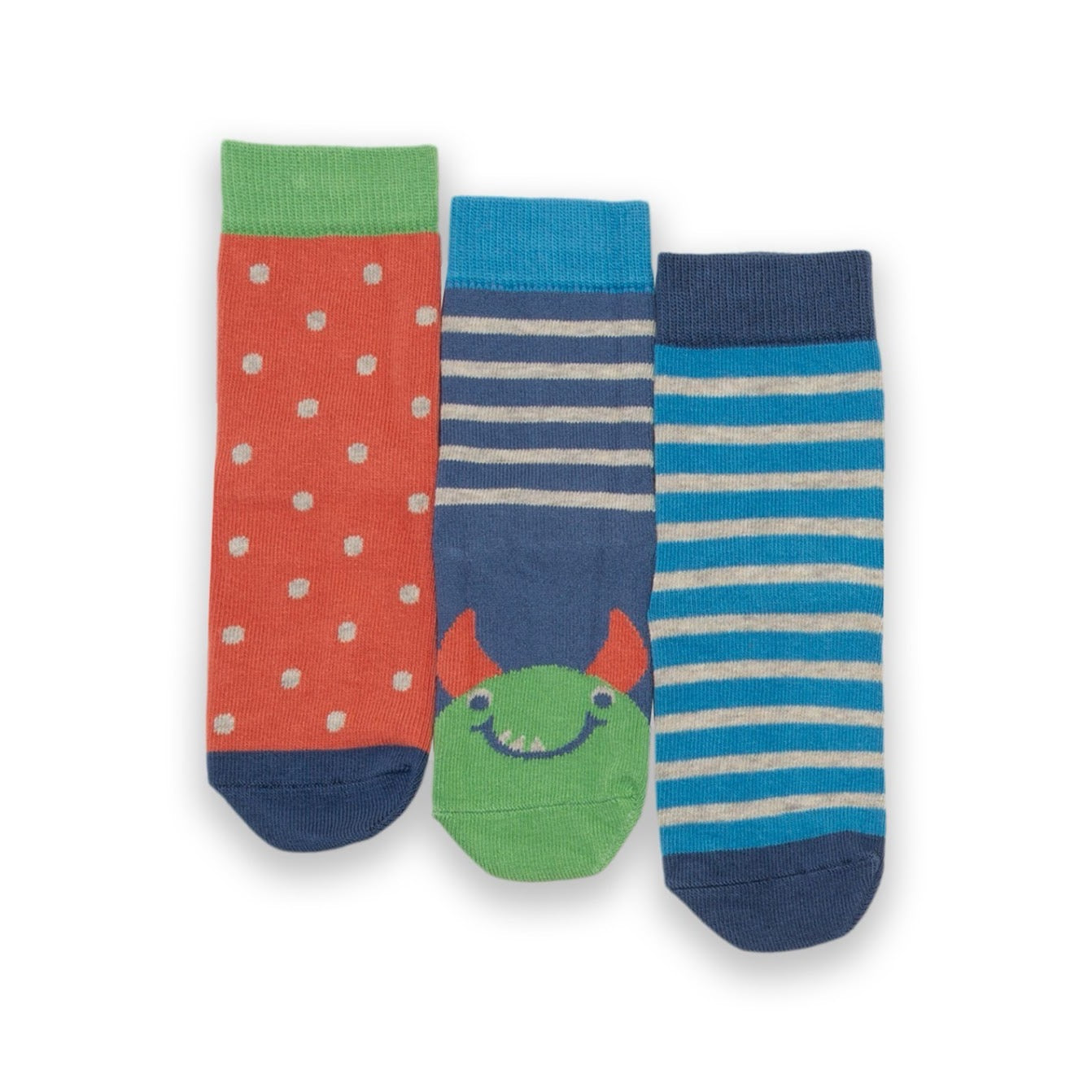 Kite 3 Pack Huggle Bub Socks 7084-Abh Clothing UK6-8 / Multi,UK9-12 / Multi,UK13-2 / Multi