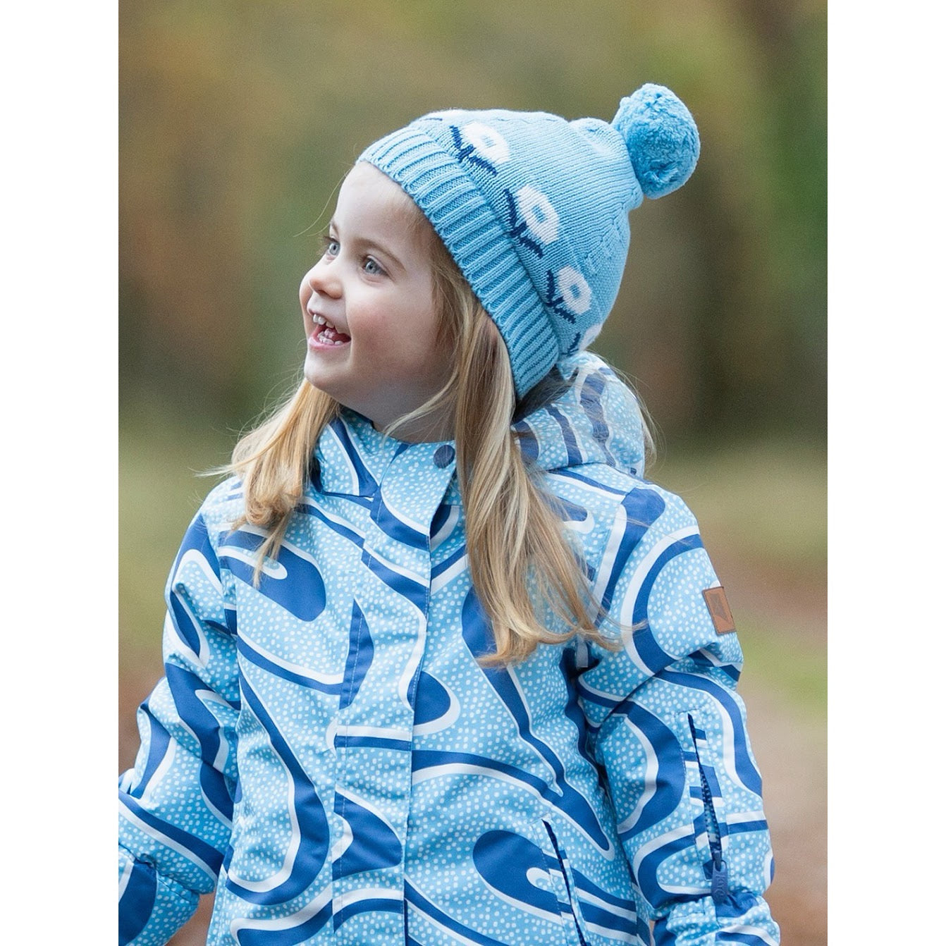 Kite Infant Hygge Flower Cosy Hat 5873-Aga Clothing 0-12M / Ice Blue,1-3YRS / Ice Blue