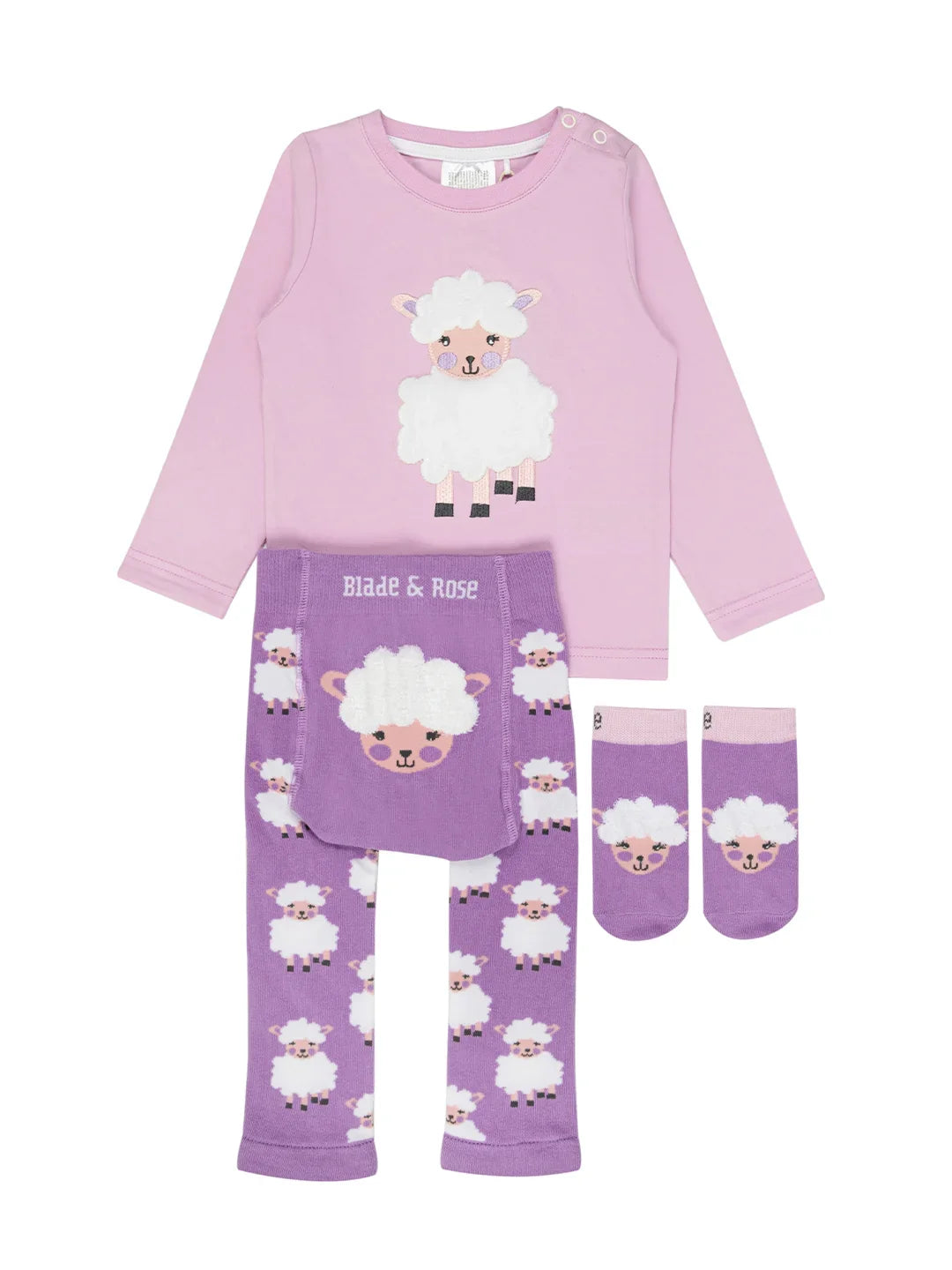 Blade &amp; Rose Elsie The Sheep Infant T-Shirt Lilac