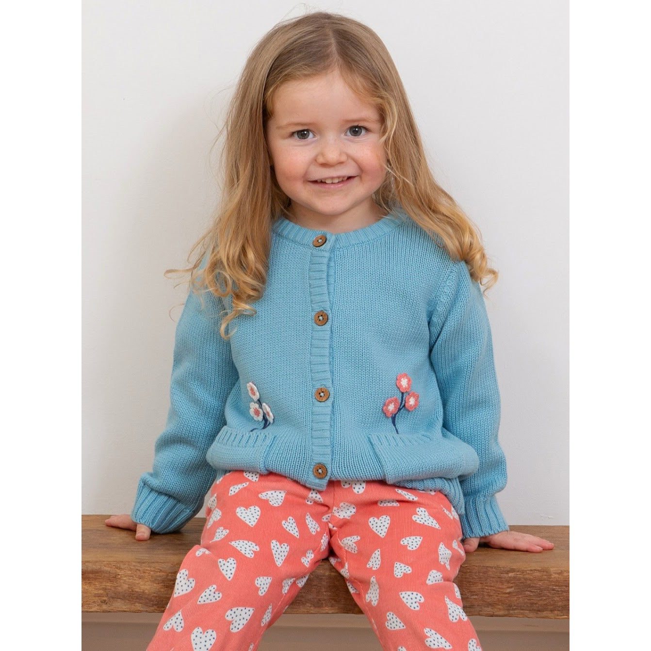 Kite Hygge Girls Cardigan 9612-Ygk Clothing 3YRS / Blue,4YRS / Blue,5YRS / Blue,6YRS / Blue