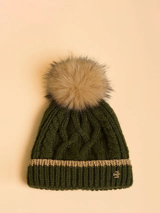 Brakeburn Womens Hearth Beanie Bblhat0013361aw25 Khaki Clothing ONE SIZE / Khaki