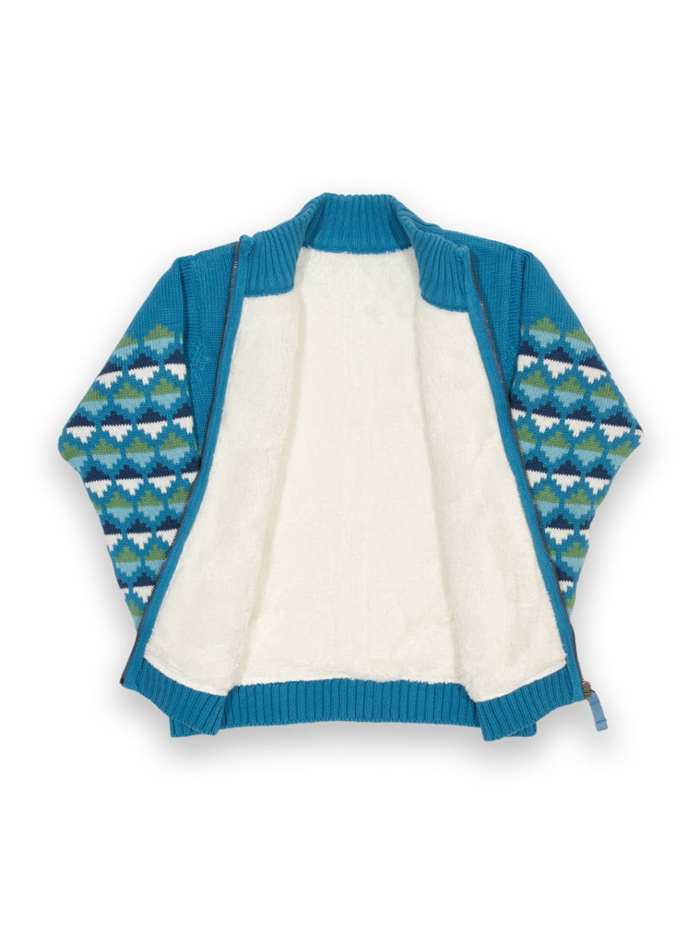 Kite Hygge Sherpa Lined Cardigan F697-Abk Clothing 4YRS / Blue,5YRS / Blue,6YRS / Blue,8YRS / Blue