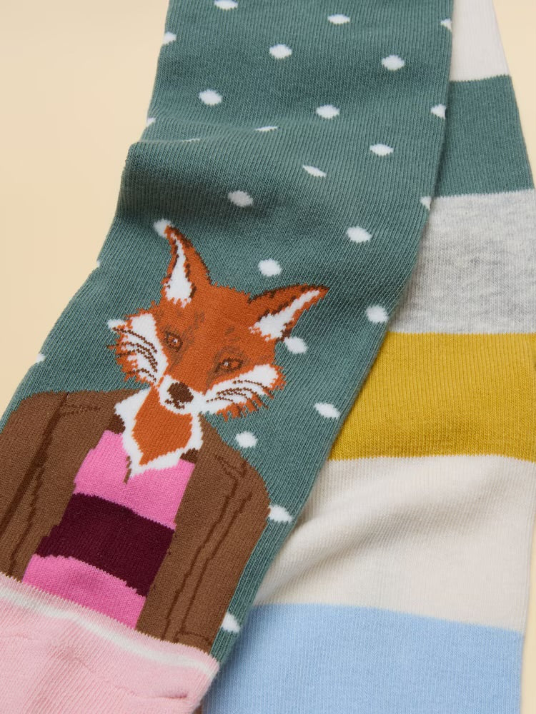 Joules Womens 2 Pack Everyday Socks G13985 Jonty Clothing ONE SIZE / Multi