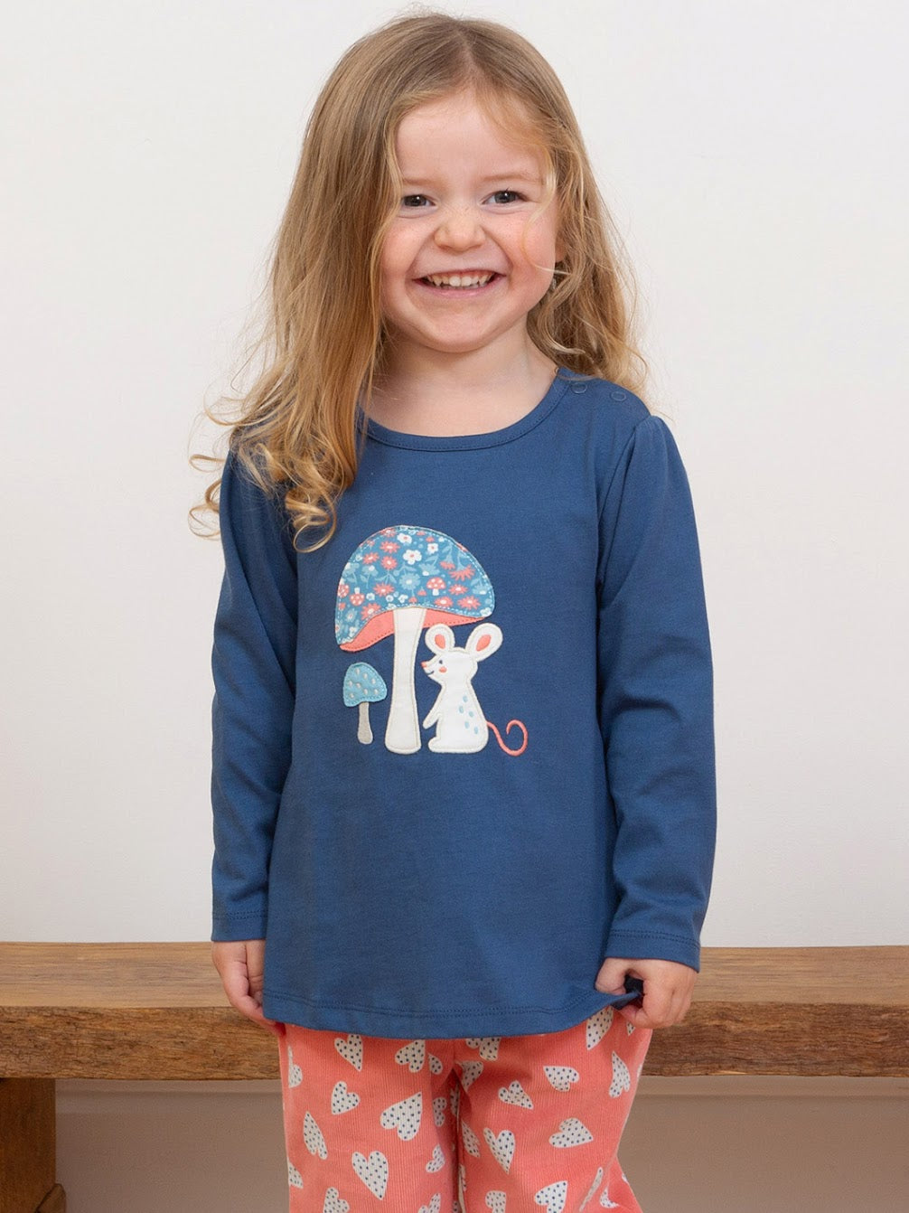 Kite Mousey Housey Infant Tunic Top Clothing 3-6M / Navy,6-9M / Navy,9-12M / Navy,12-18M / Navy,18-24M/2Y / Navy,3YRS / Navy,4YRS / Navy,5YRS / Navy,6YRS / Navy