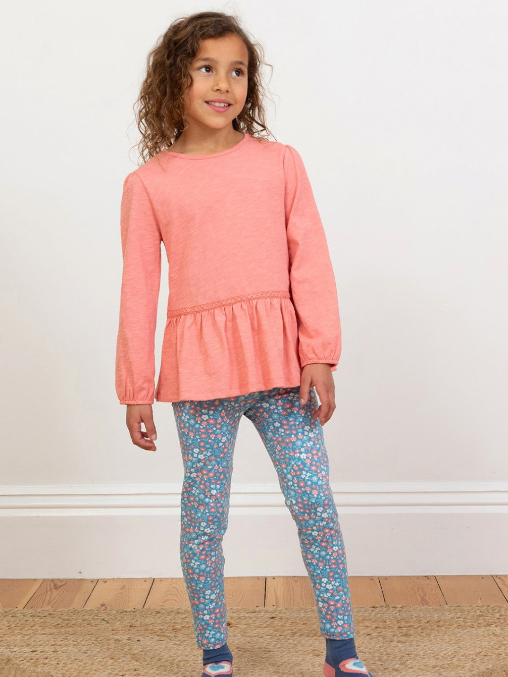 Kite Winter Wonderland Girls Leggings F078-Agl Clothing 3YRS / Blue,4YRS / Blue,5YRS / Blue,6YRS / Blue,7YRS / Blue,8YRS / Blue,9YRS / Blue