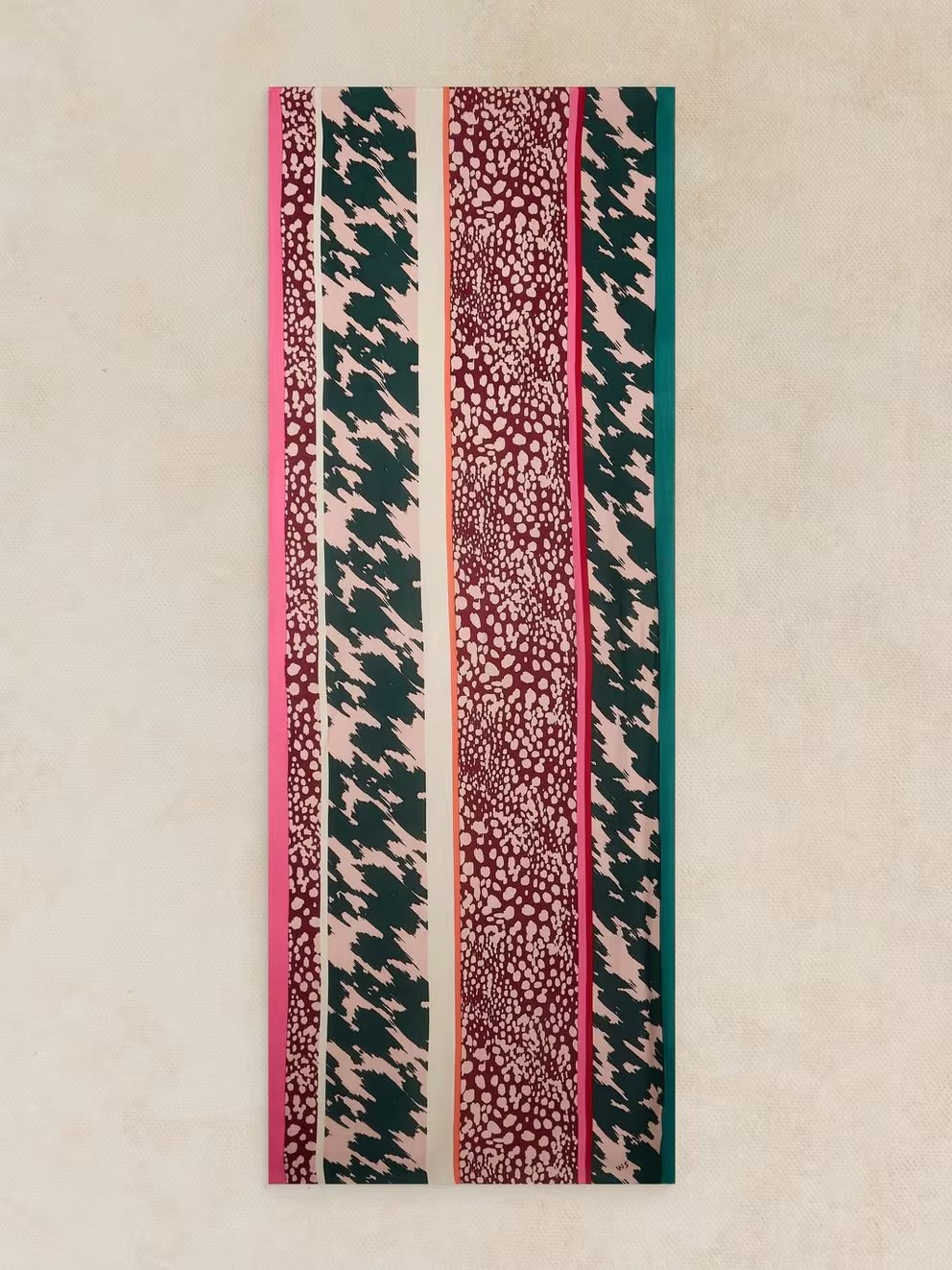 White Stuff Womens Sophie Scarf 446625 Pink Green Multi