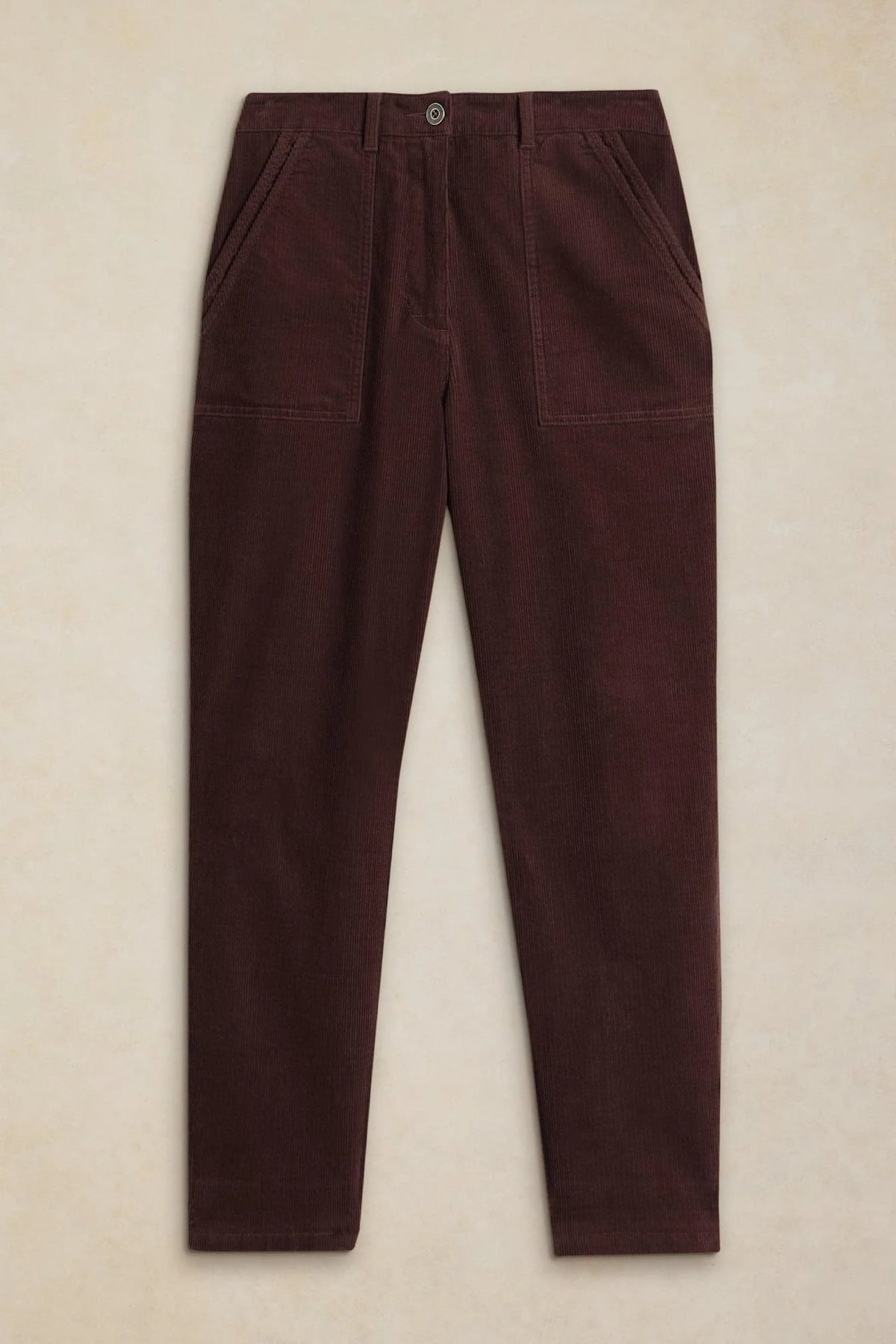 White Stuff Womens Cord Twister Trousers 446861 Dark Brown Clothing UK10 REG / Brown,UK12 REG / Brown,UK14 REG / Brown,UK16 REG / Brown