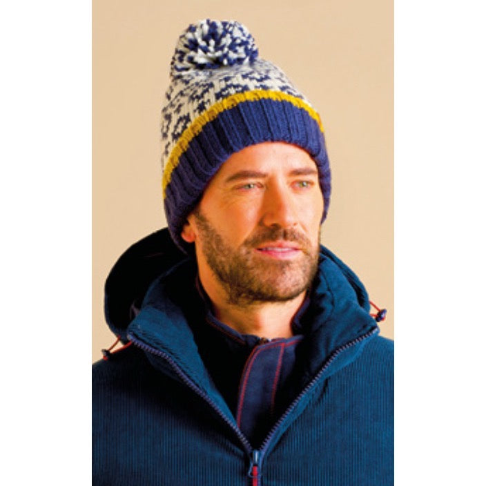 Brakeburn Mens Langton Beanie Bbmhat0013245aw25 Clothing ONE SIZE / Blue