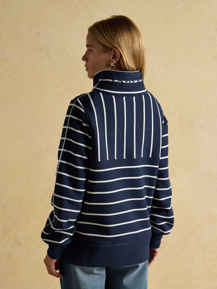 Joules Womens Bronte Sweatshirt Ay207717 Navy Stripe Clothing UK8 / Navy,UK10 / Navy,UK12 / Navy,UK14 / Navy,UK16 / Navy,UK18 / Navy