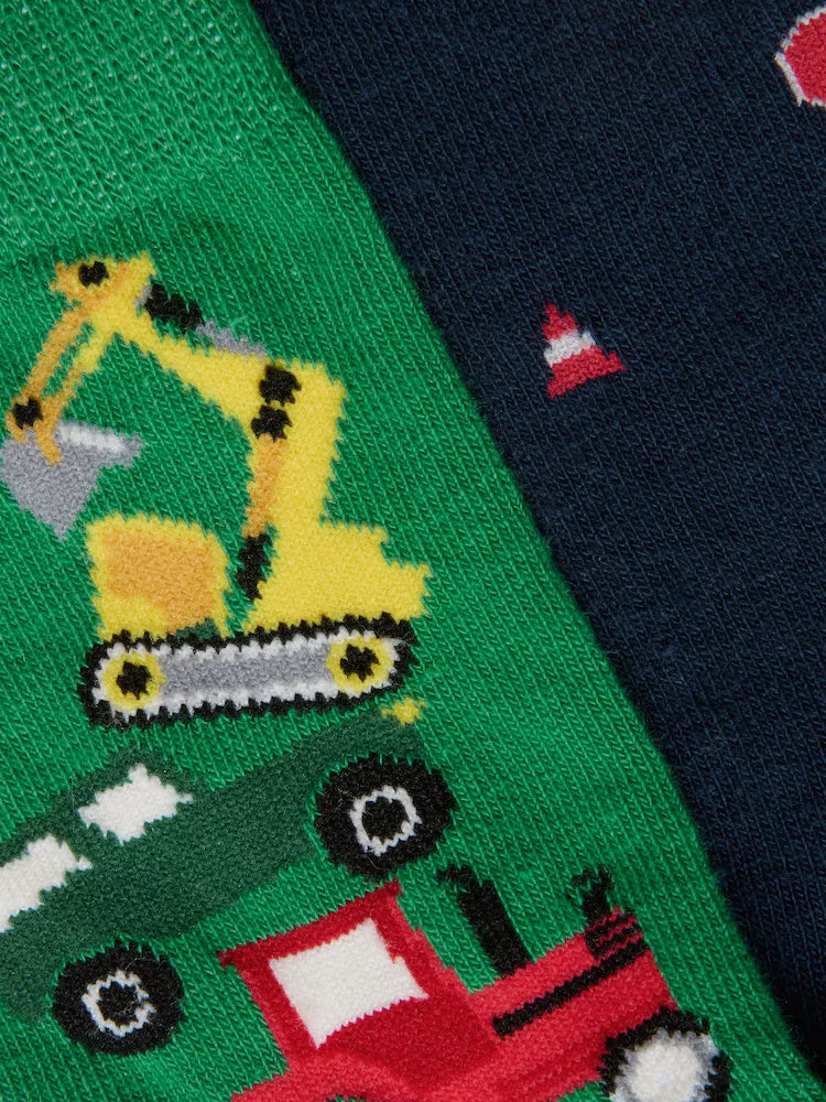 Joules 3 Pack Neatfeet Socks Vehicle Clothing UK6-8 / Multi,UK9-12 / Multi,UK13-3 / Multi