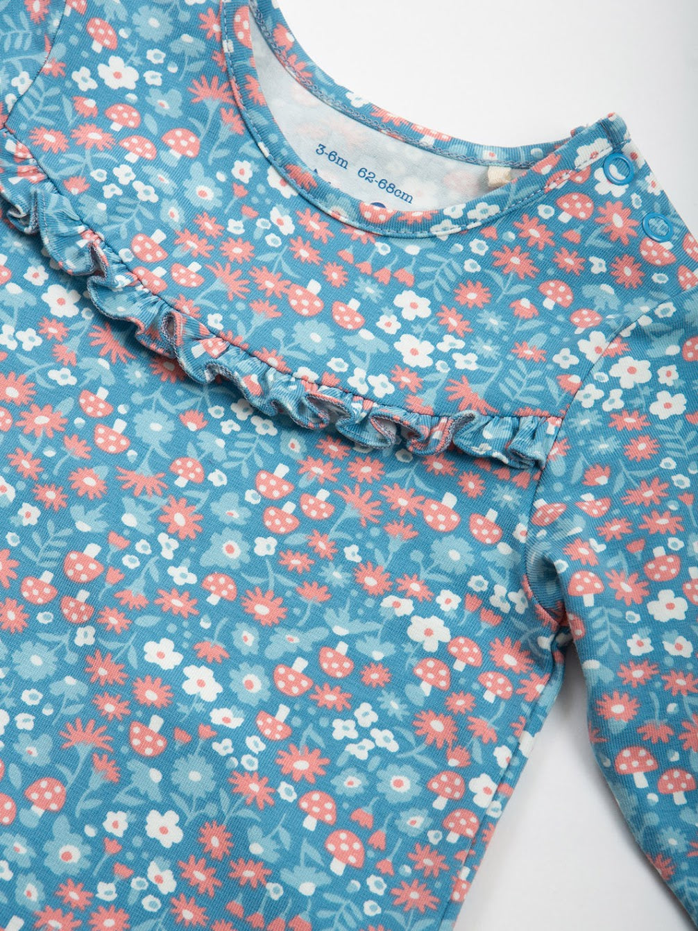 Kite Winter Woodland Frill Sleepsuit 8270-Bgs Clothing NEWBORN / Blue,0-1M / Blue,0-3M / Blue,3-6M / Blue,6-9M / Blue