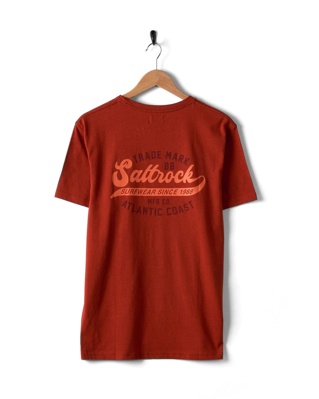 Saltrock Mens Home Run T-Shirt Aw24 Dark Red Clothing SMALL ADULT / Red,MEDIUM ADULT / Red,LARGE ADULT / Red,XL ADULT / Red