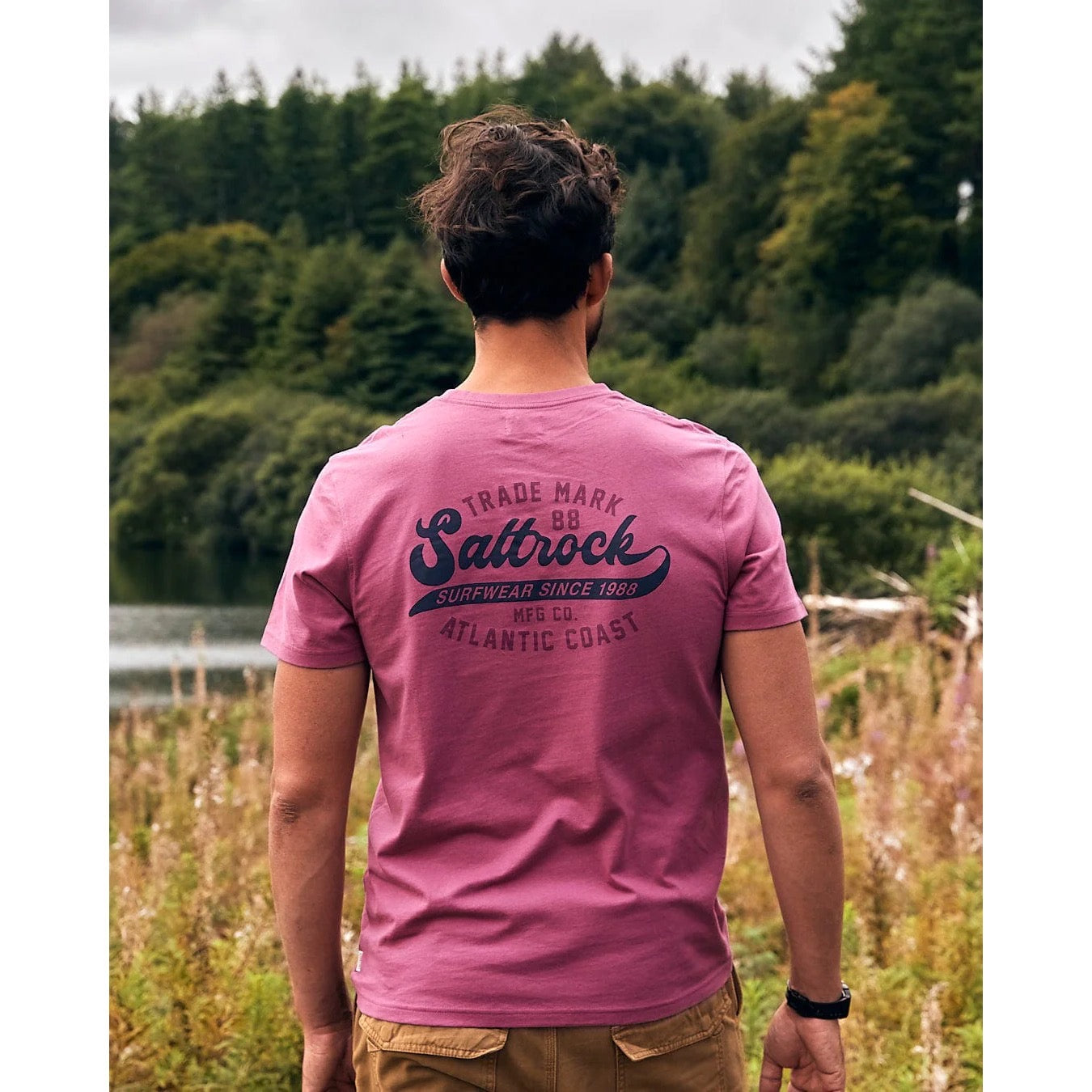 Saltrock Mens Home Run T-Shirt Dark Pink Clothing MEDIUM ADULT / Pink,LARGE ADULT / Pink,XL ADULT / Pink