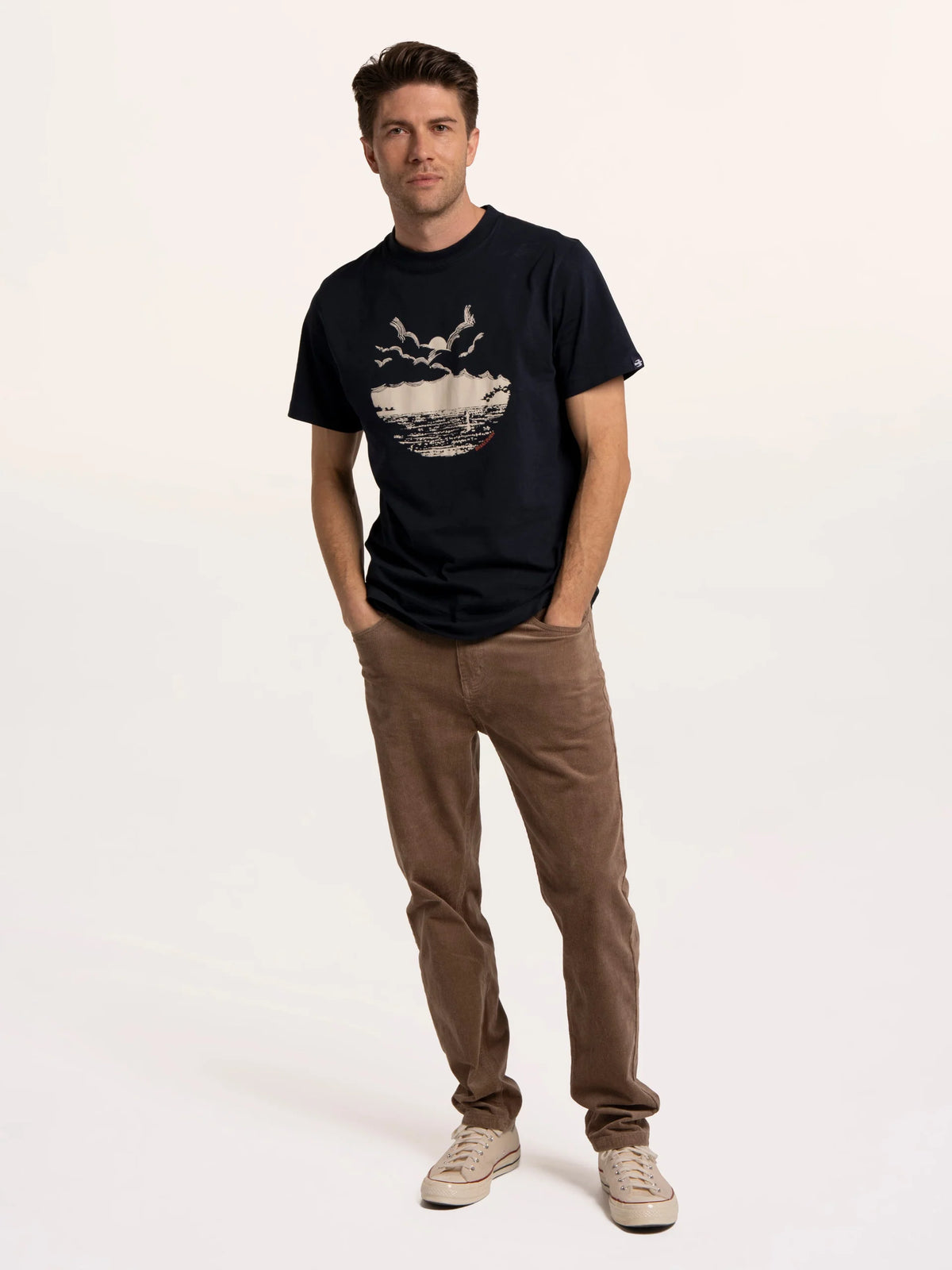 Brakeburn Mens Moorgate Dusk Paddle Board T-Shirt
