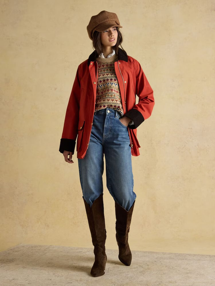 Joules Womens Elvastan Baker Boy Hat At5-367 Oat Brown Clothing S-M / Brown,M-L / Brown