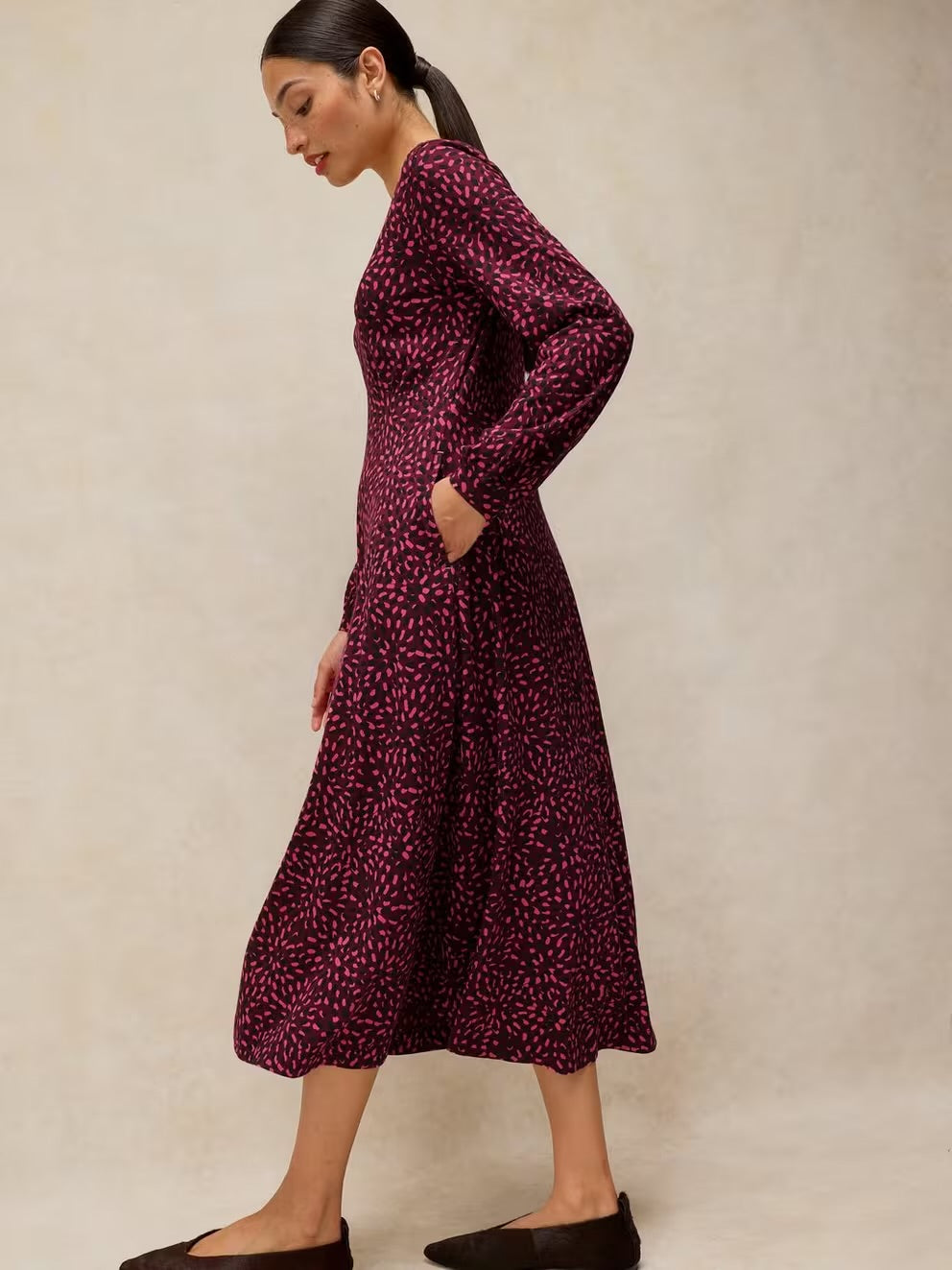 White Stuff Womens Megan Petite Dress 447035 Pink Multi Clothing UK10 / Pink,UK12 / Pink,UK14 / Pink,UK16 / Pink,UK18 / Pink