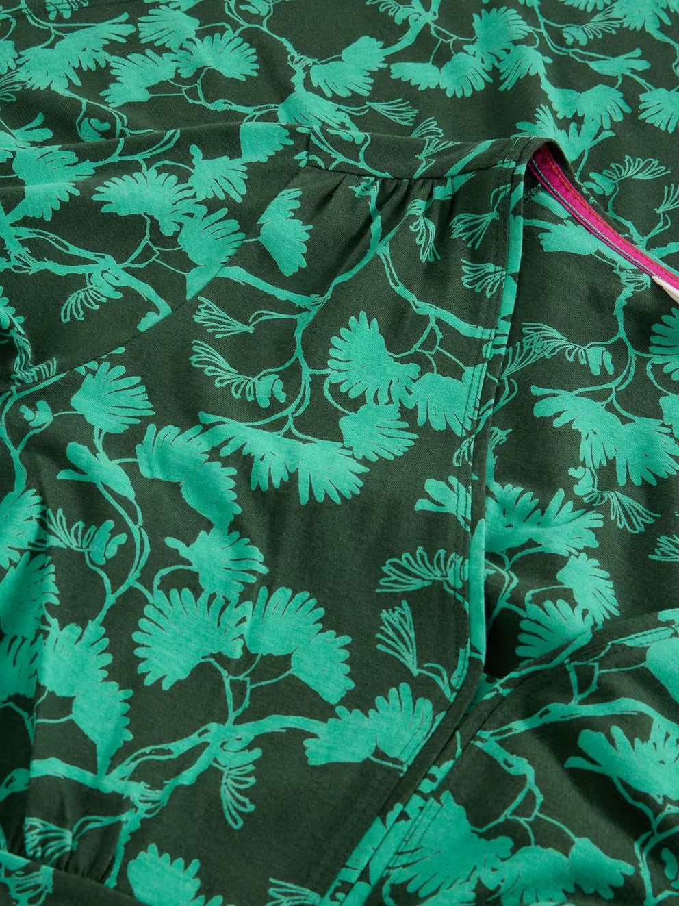 White Stuff Womens Megan Jersey Dress 444339 Green Print Clothing UK8 / Green,UK10 / Green,UK12 / Green,UK14 / Green,UK16 / Green