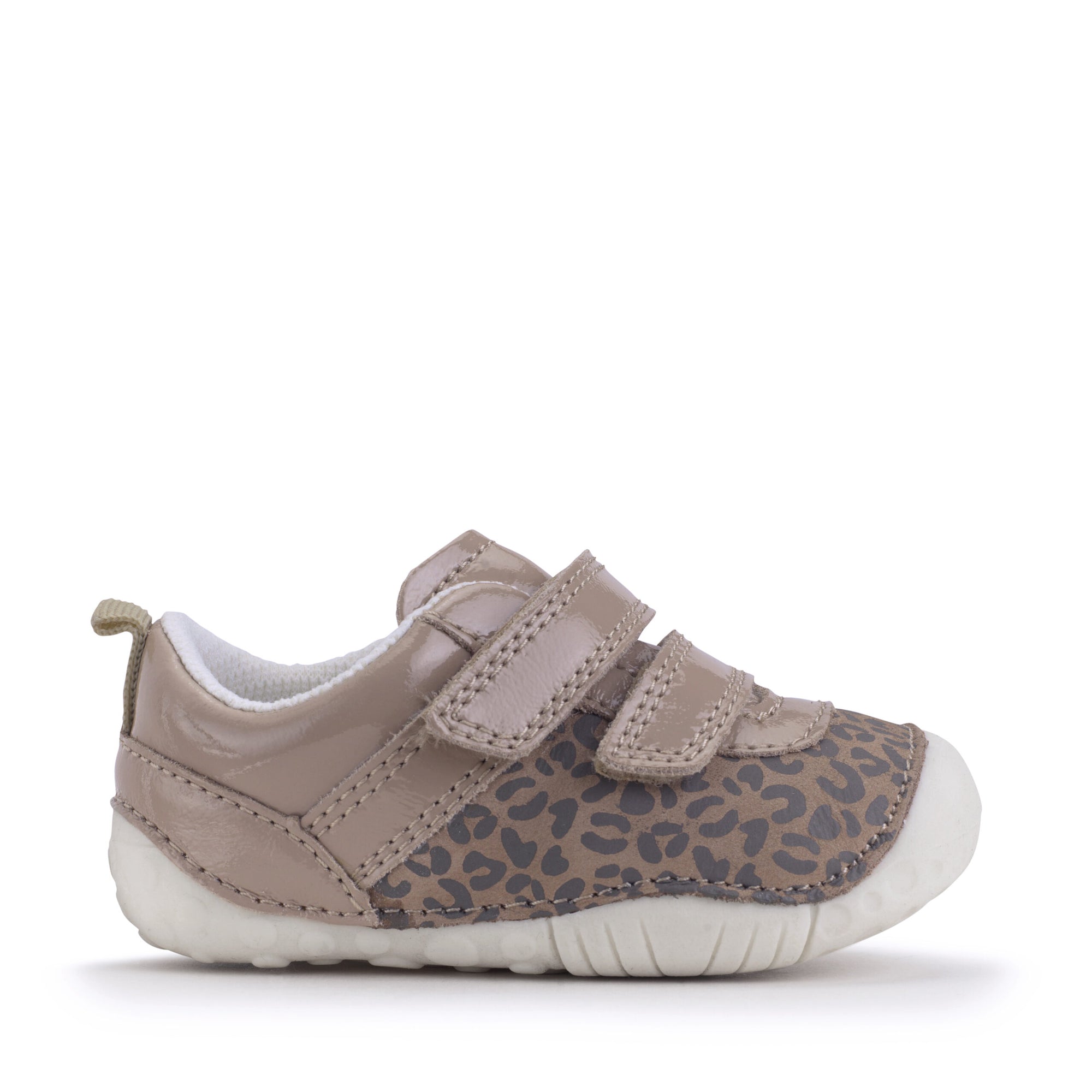 Startrite Little Smile Pre-Walker F Fit Taupe Leopard Patent Footwear UK3 INFANT / Taupe,UK4 INFANT / Taupe