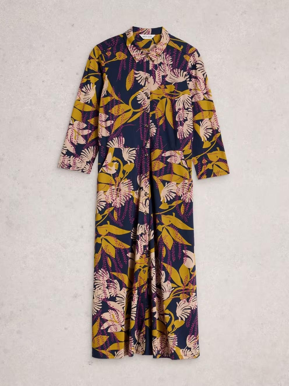 White Stuff Womens Rua Jersey Shirt Dress 444340 Multi Clothing UK8 / Multi,UK10 / Multi,UK12 / Multi,UK14 / Multi,UK16 / Multi,UK18 / Multi