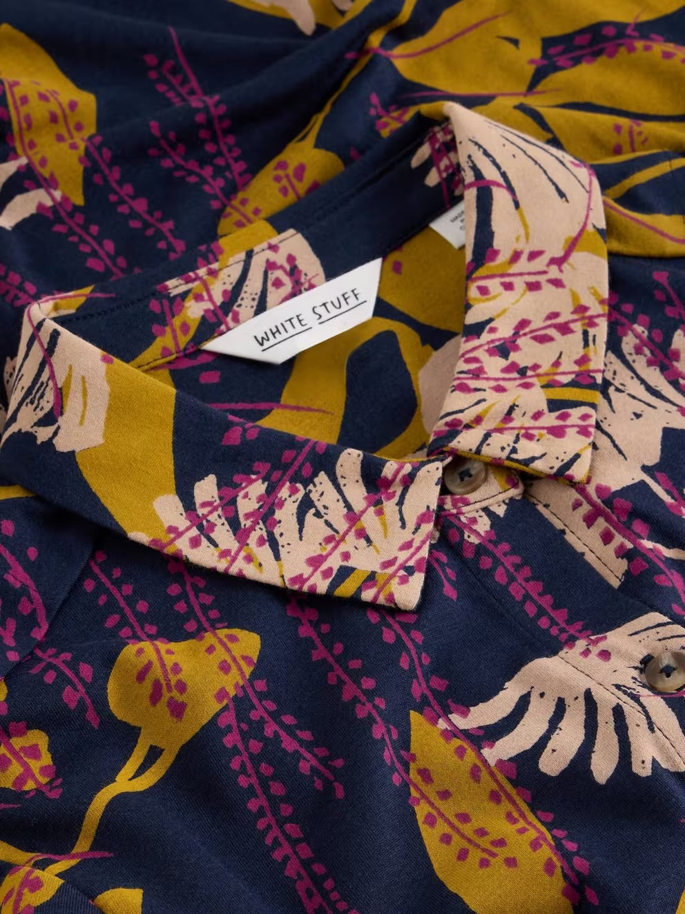 White Stuff Womens Rua Jersey Shirt Dress 444340 Multi Clothing UK8 / Multi,UK10 / Multi,UK12 / Multi,UK14 / Multi,UK16 / Multi,UK18 / Multi