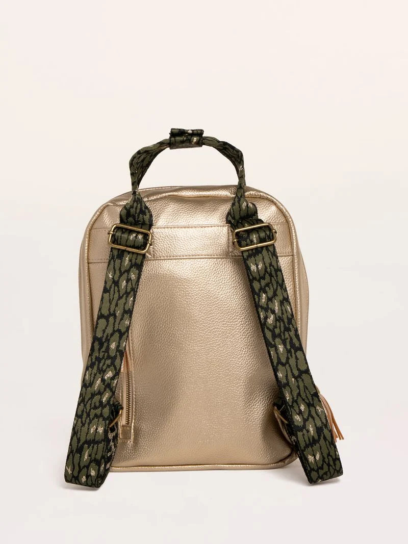 Brakeburn Womens Megan Gold Backpack Accessories ONE SIZE / Gold