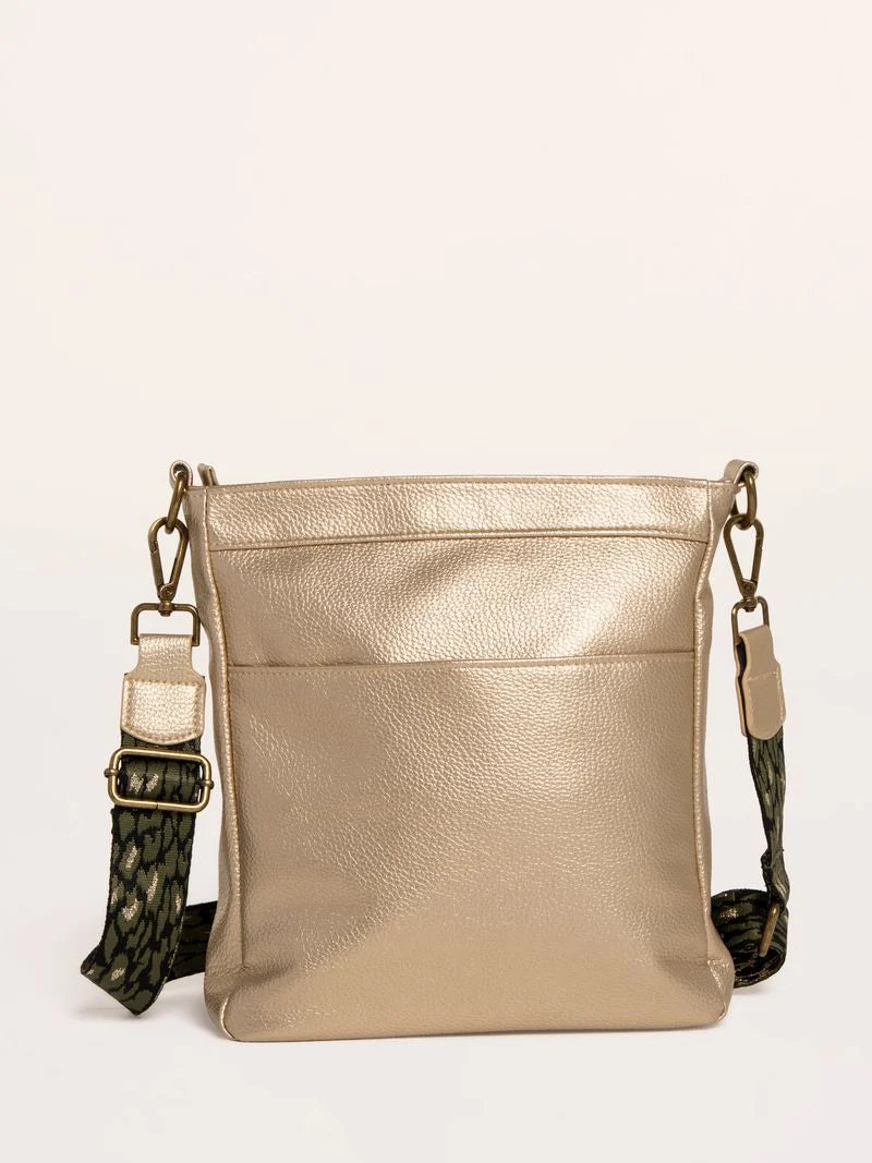 Brakeburn Womens Sierra Crossbody Bag Aw26 Gold Accessories ONE SIZE / Gold