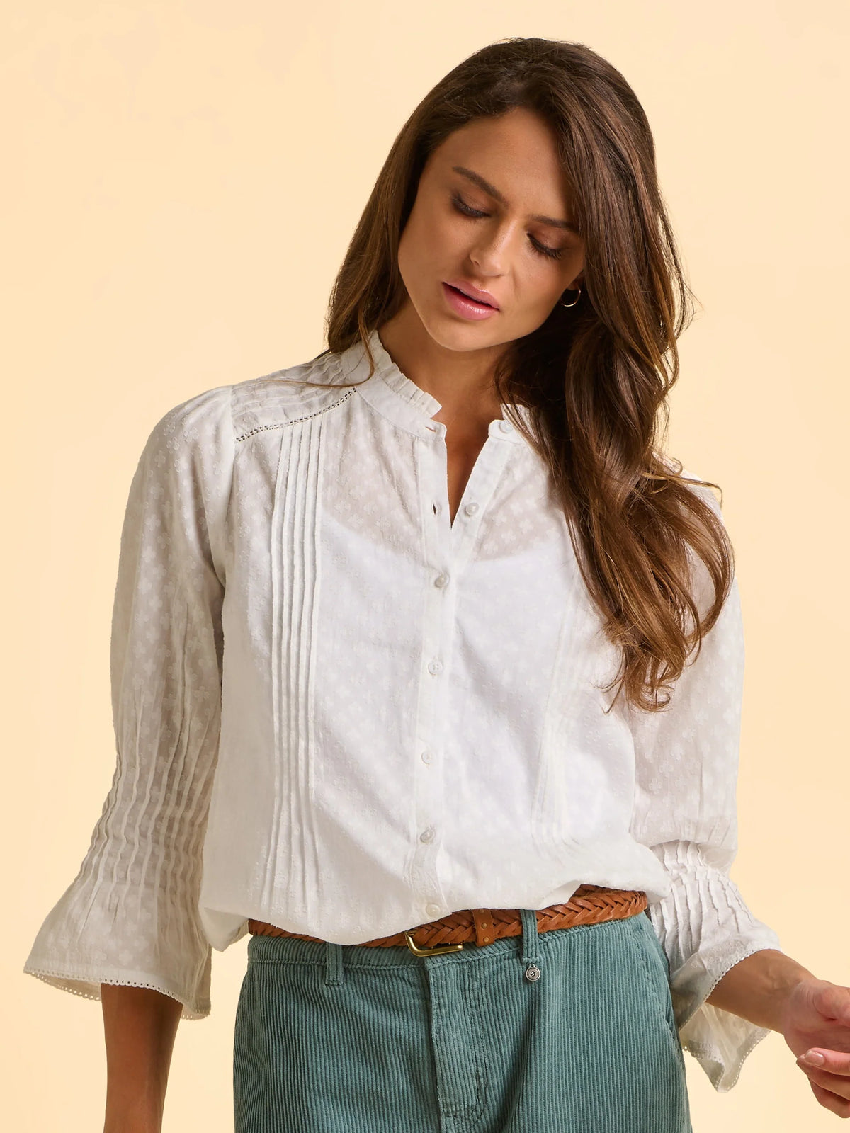 Brakeburn Womens Elva Blouse Cream Clothing UK8 / Cream,UK10 / Cream,UK12 / Cream,UK14 / Cream,UK16 / Cream