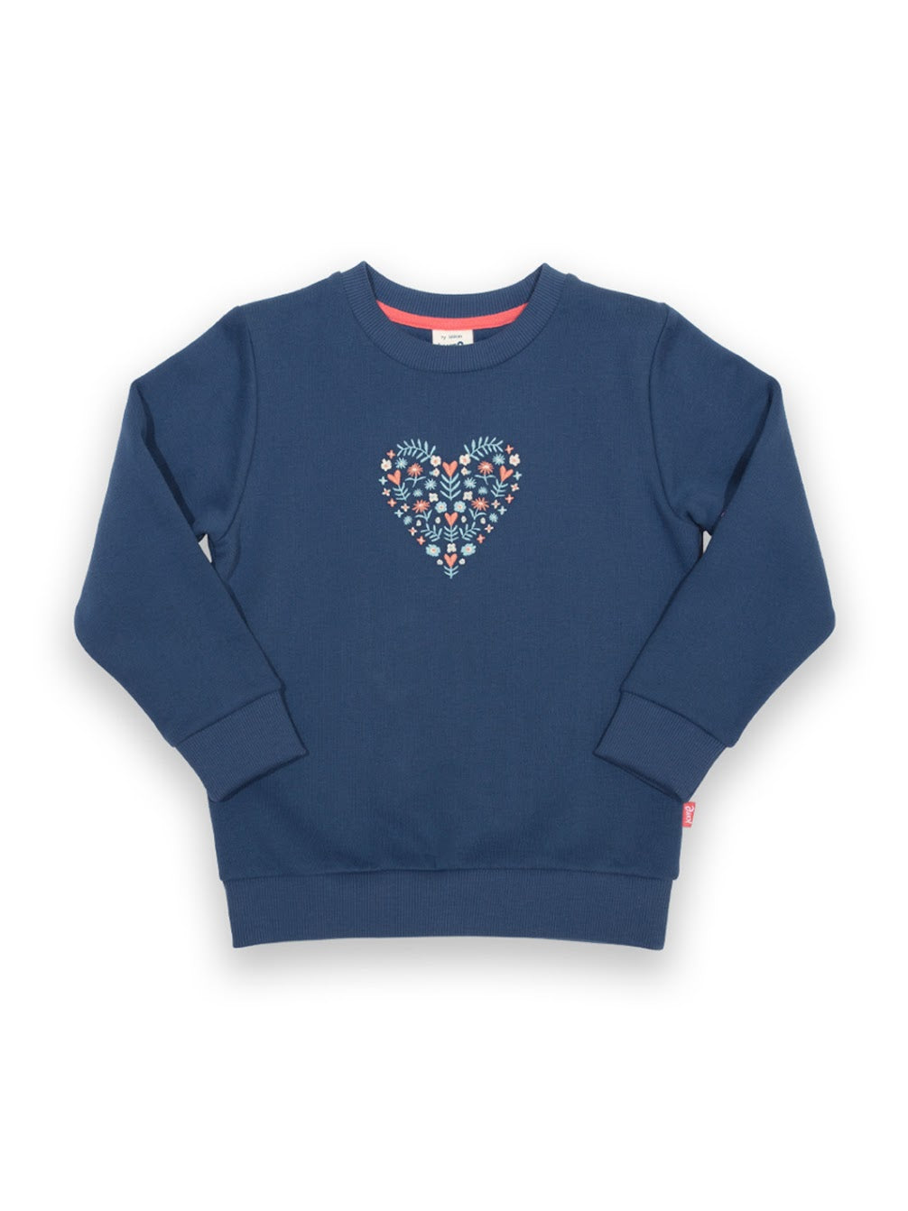 Kite Hygge Heart Sweatshirt F574 Blue Clothing 3YRS / Blue,4YRS / Blue,5YRS / Blue,6YRS / Blue,7YRS / Blue,8YRS / Blue,9YRS / Blue