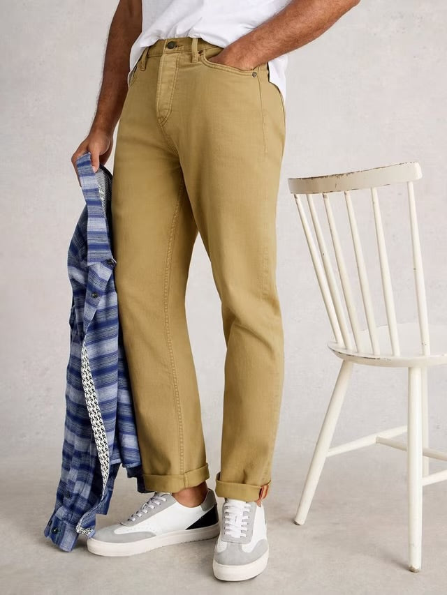 White Stuff Mens Eastwood Jeans 444186 Natural Clothing 30R / Natural,32R / Natural,34R / Natural,36R / Natural,38R / Natural