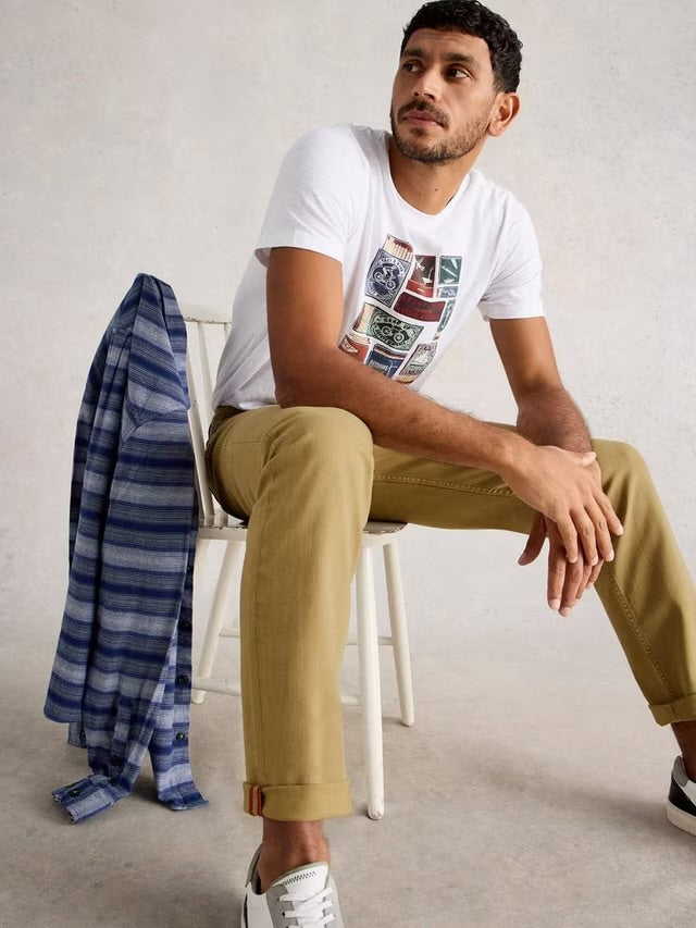 White Stuff Mens Eastwood Jeans 444186 Natural Clothing 30R / Natural,32R / Natural,34R / Natural,36R / Natural,38R / Natural