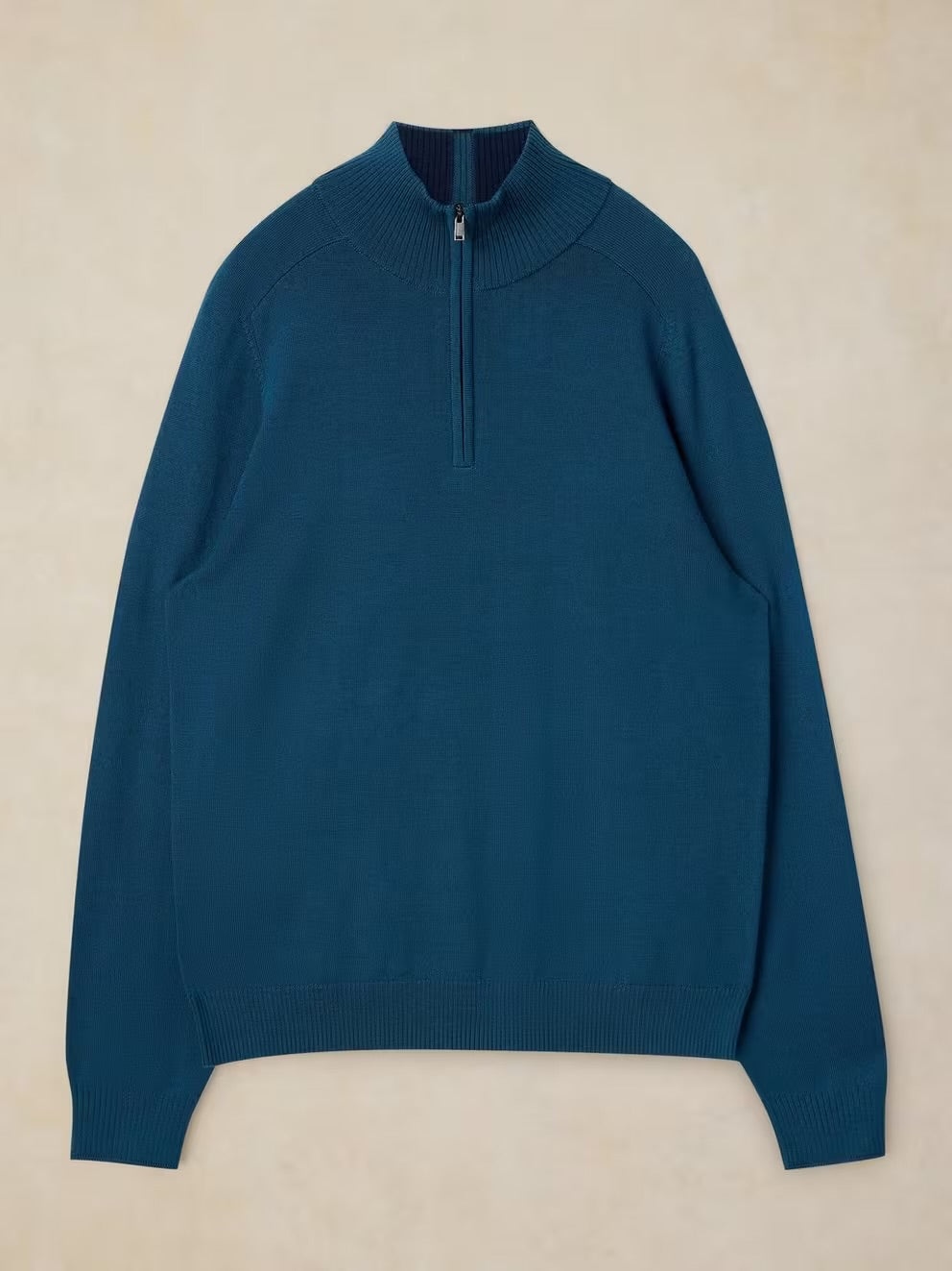 White Stuff Mens Conway Merino Sweater 447582 Dark Teal