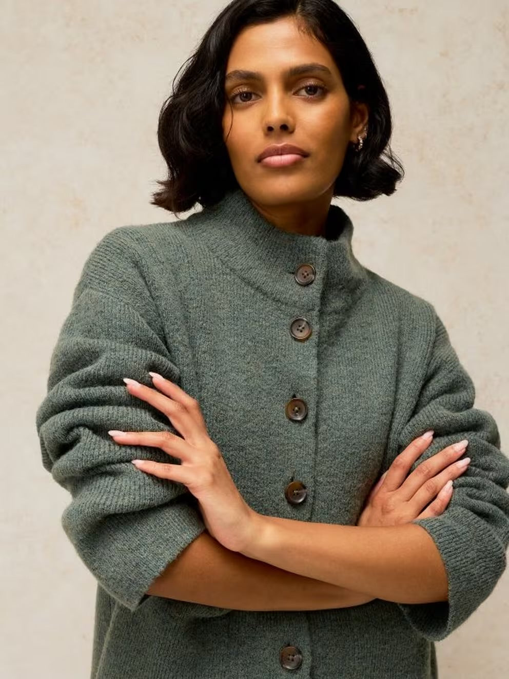 White Stuff Womens Margot Cardigan 446726 Sage Green Clothing UK8 / Sage,UK10 / Sage,UK12 / Sage,UK14 / Sage,UK16 / Sage,UK18 / Sage
