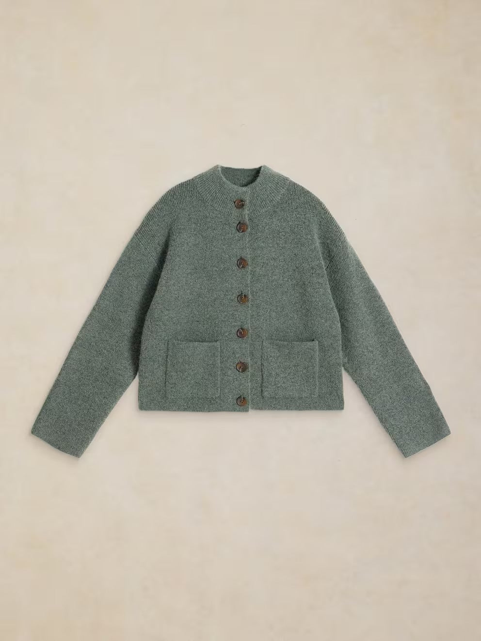 White Stuff Womens Margot Cardigan 446726 Sage Green Clothing UK8 / Sage,UK10 / Sage,UK12 / Sage,UK14 / Sage,UK16 / Sage,UK18 / Sage