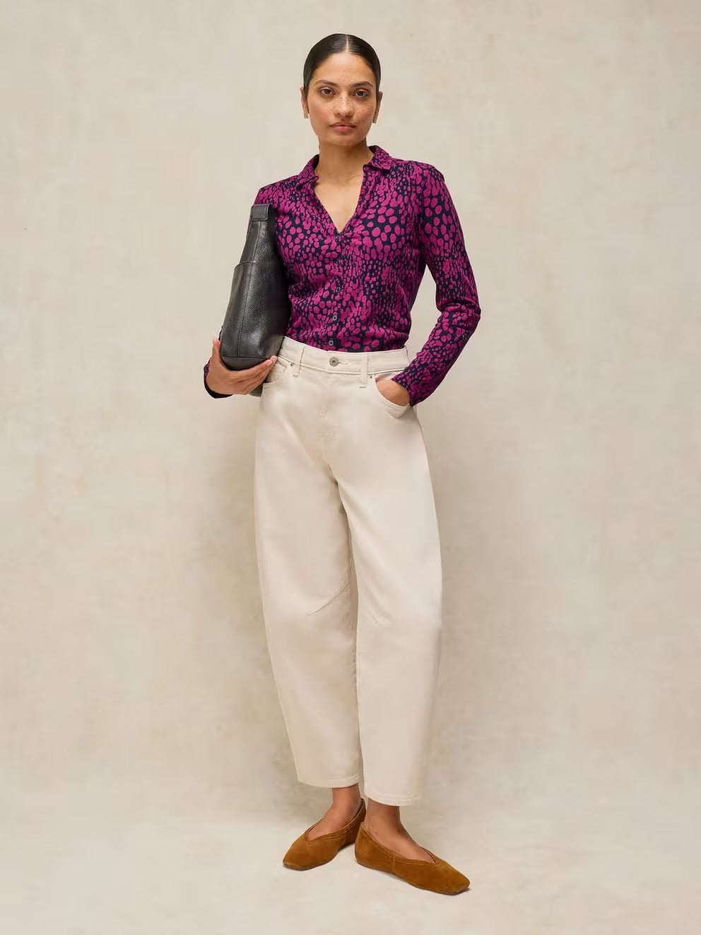 White Stuff Womens Annie Shirt 447354 Magenta Clothing UK8 / Magenta,UK10 / Magenta,UK12 / Magenta,UK14 / Magenta,UK16 / Magenta,UK18 / Magenta