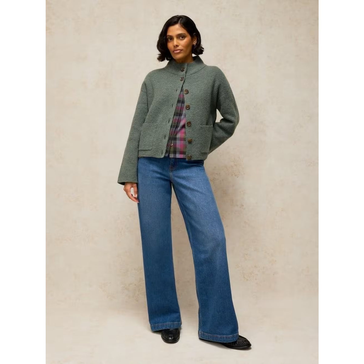 White Stuff Womens Margot Cardigan 446726 Sage Green Clothing UK8 / Sage,UK10 / Sage,UK12 / Sage,UK14 / Sage,UK16 / Sage,UK18 / Sage