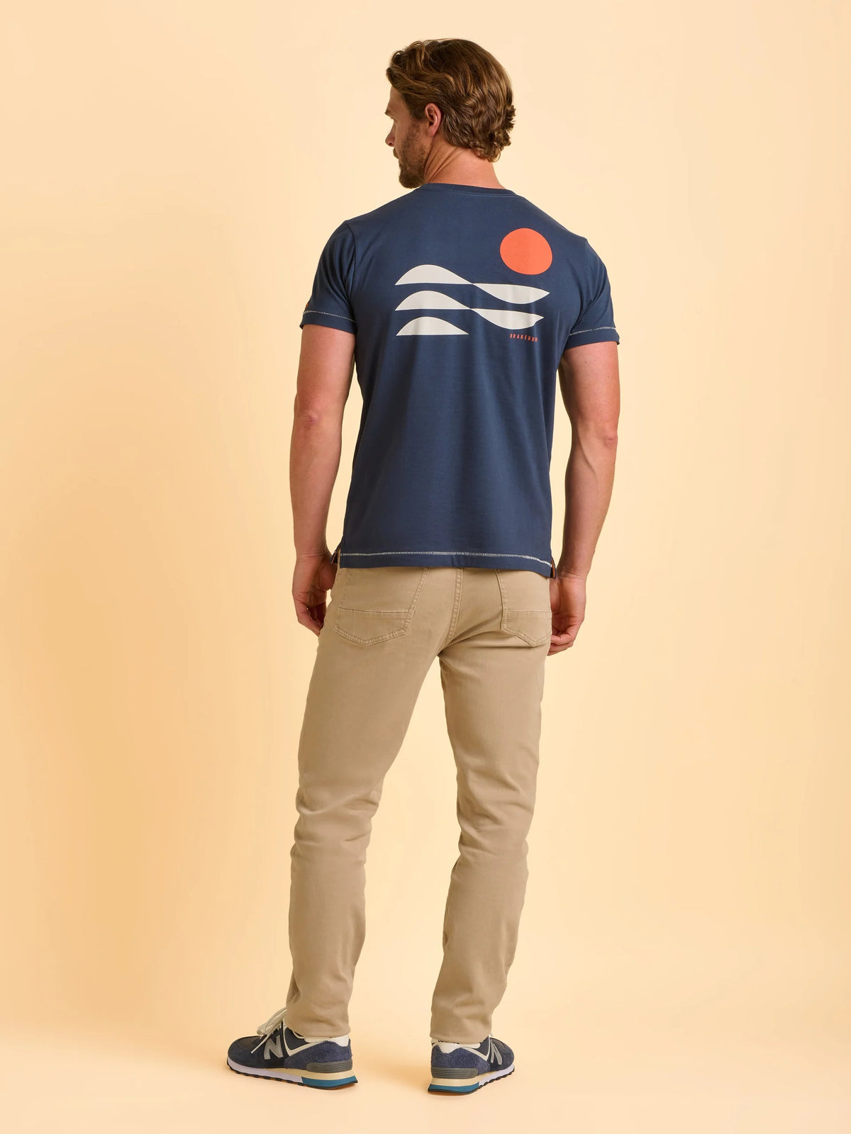Brakeburn Mens Derrington T-Shirt Navy Clothing S / Navy,M / Navy,L / Navy,XL / Navy,XXL / Navy
