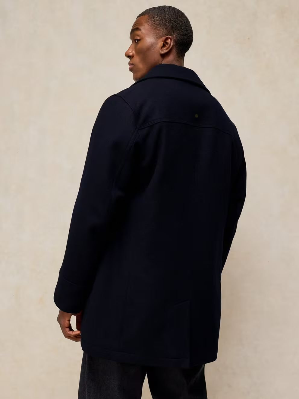 White Stuff Mens Hadley Wool Coat 446684 Dark Navy Clothing M / Navy,L / Navy,XL / Navy,XXL / Navy